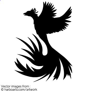 Download Phoenix Silhouette 335x355 Download Phoenix Silhouette