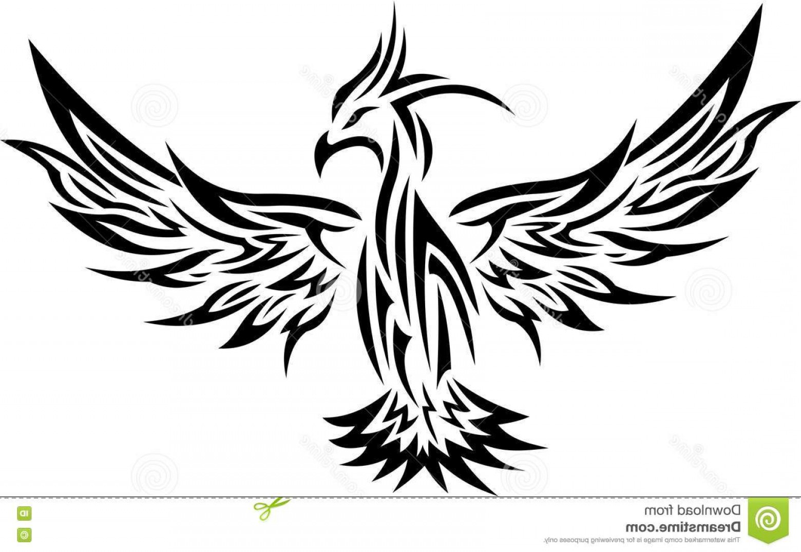 Phoenix Tattoo Vector at Vectorified.com | Collection of Phoenix Tattoo ...