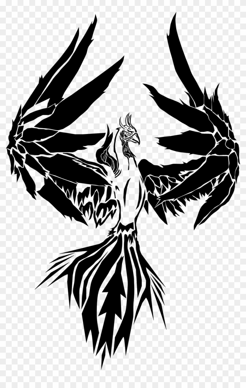 Phoenix Art T Shirt Tribe Transprent Png 840x1320 Phoenix Art T Shirt Tribe Transprent Png
