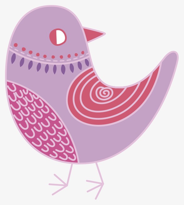 588x652 Vector Hand Painted Flowers Series Phoenix Tail, Phoenix Vector