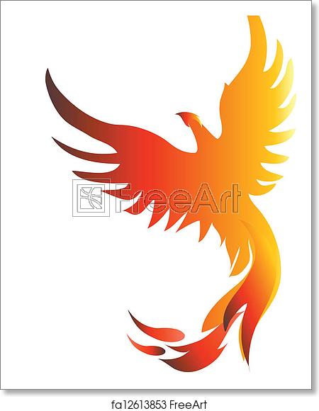 450x580 Free Art Print Of Phoenix Phoenix Vector Illustration Freeart