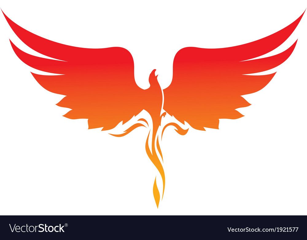 1000x780 Phoenix Logo Royalty Free Vector Image