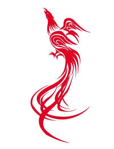 400x520 Phoenix Paper Cut Pattern Vector Free Vector Download