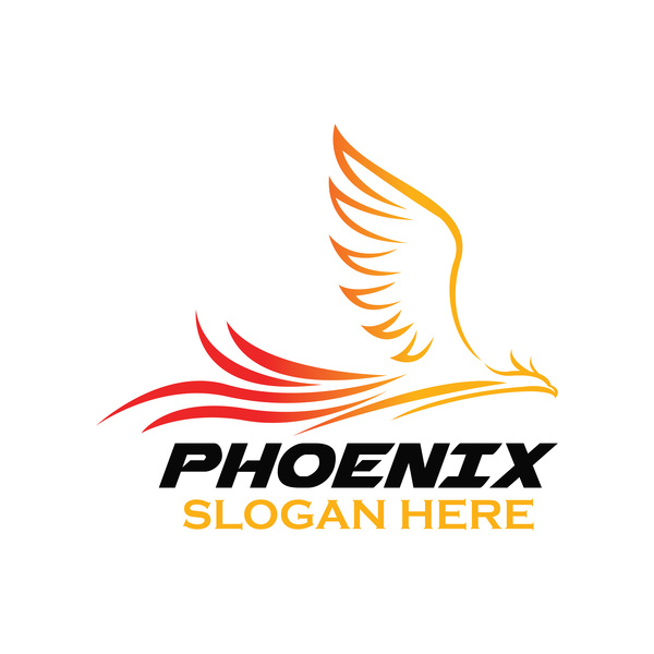 600x600 Creative Phoenix Logo Set Vector Free Download