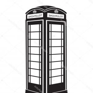 300x300 London Street Phone Booth Vector Wallkeeper