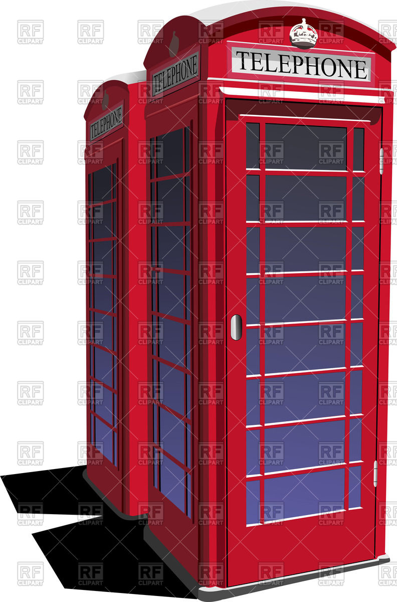 792x1200 London Red Public Phone Box Vector Image Of Objects Leonido