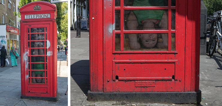 740x355 London Phone Booth Breathing Room Installs Meditating Figures