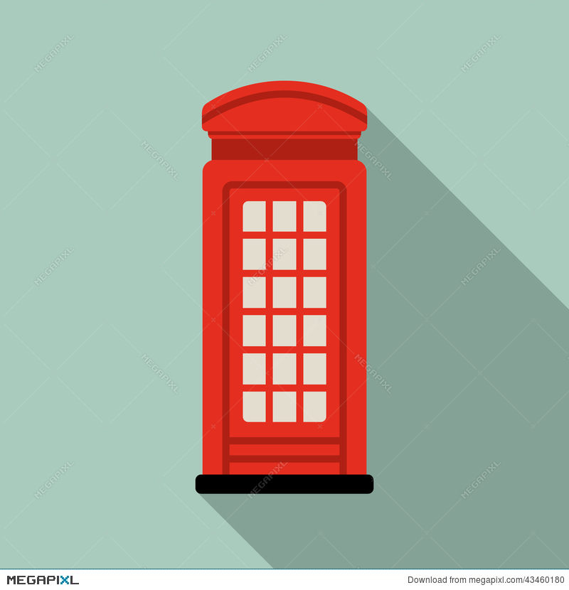 800x830 London Phone Booth Vector Illustration Illustration
