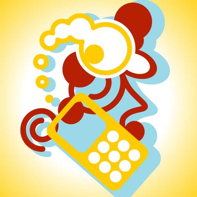660x660 Phone Call Vector
