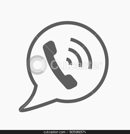 450x464 Phone Call Vector Icon Style Is Flat Rounded Symbol, Gray Color