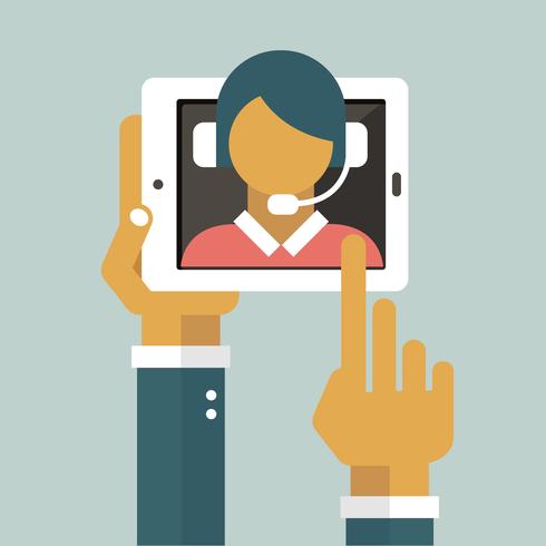 490x490 Business Customer Care Service Concept Icons Set Of Contact Us