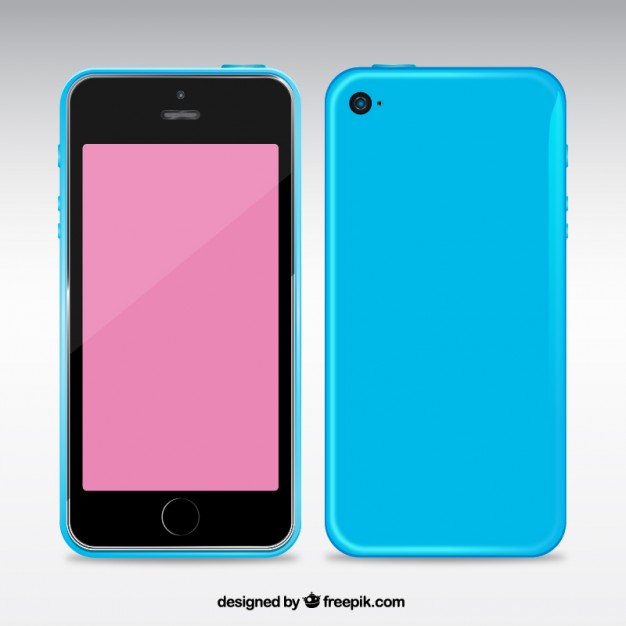 Mobile Phone With A Blue Case Vector Free Download 626x626 Mobile Phone With A Blue Case Vector Free Download