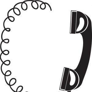 300x300 Telephone Receiver Vector Icon Landline Phone Boozeworthy