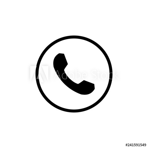 500x500 Phone Icon Vector Call Icon Vector Phone Icon Vector Telephone