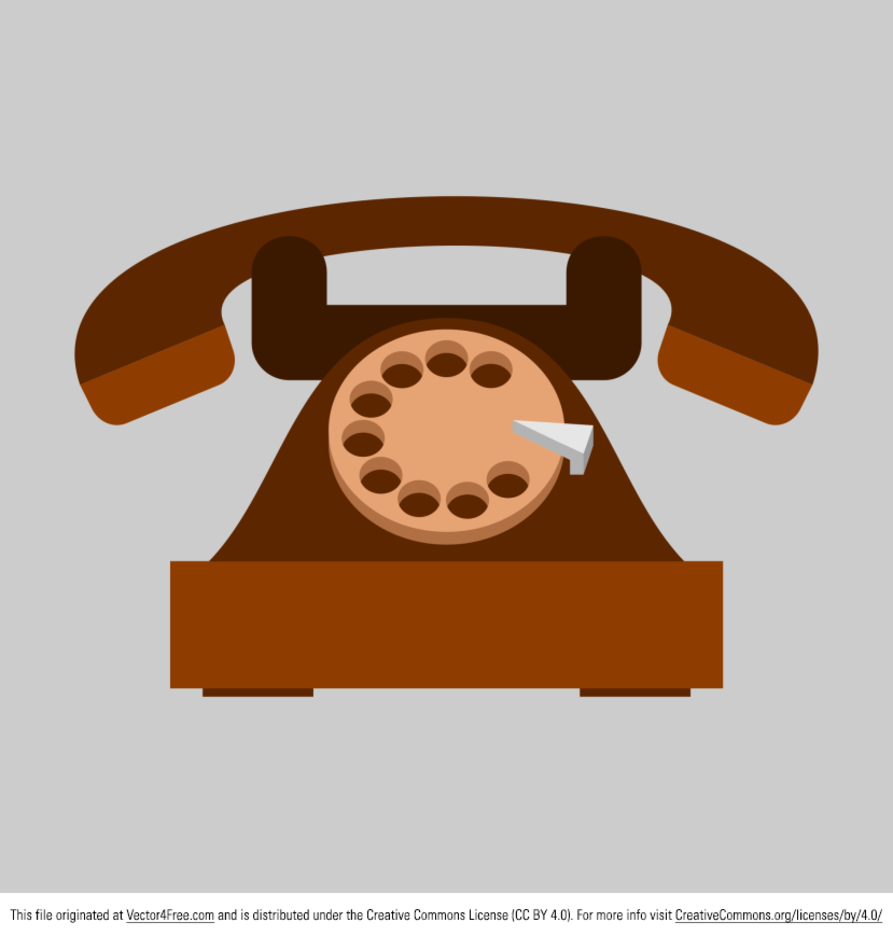 893x936 Free Vector Old Telephone Icon