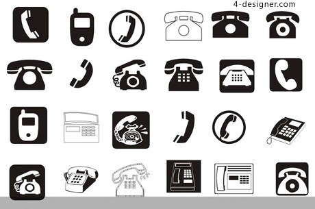 Designer Various Phone Logo Design Vector Material 460x305 Designer Various Phone Logo Design Vector Material