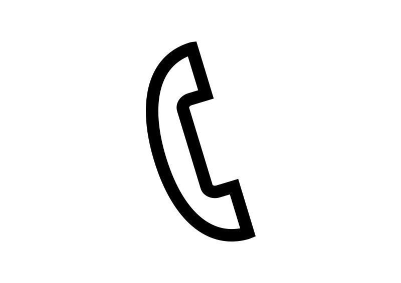 800x566 Phone Outline Free Vector Icon