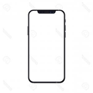 300x300 Mobile Phone Icon Line Art Outline Vector Newwaysys