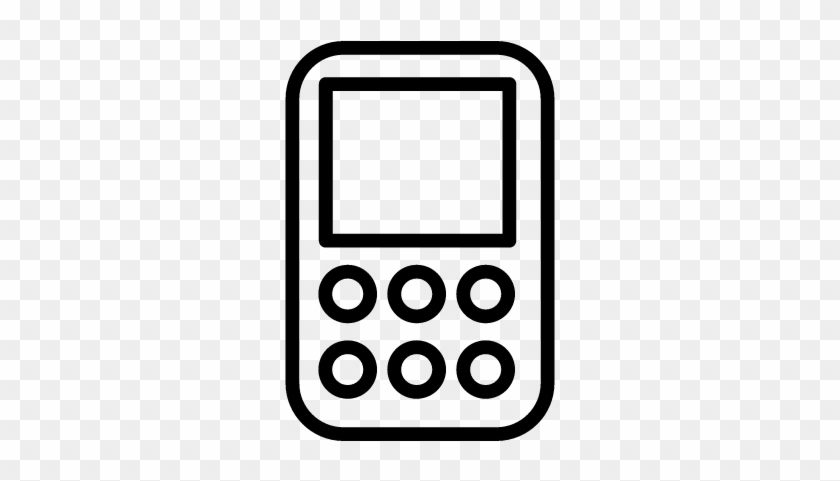 840x481 Mobile Phone Outline Vector