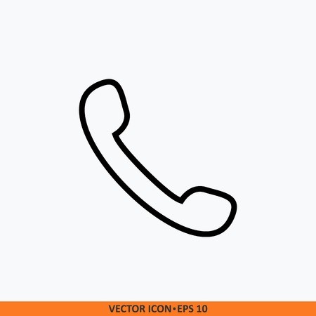 450x450 Phone Icon Vector Flat Line Icon Phone Symbol Trendy Flat Style