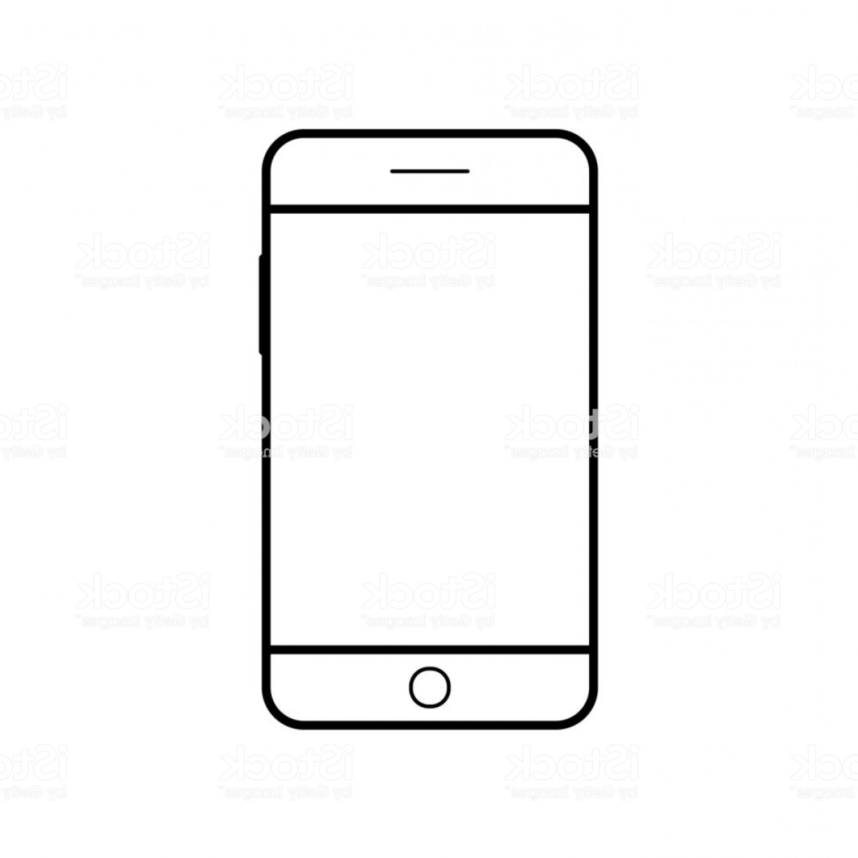Empty Smartphone Icon Cell Phone Symbol Mobile Gadget Pda Template 1228x1228 Empty Smartphone Icon Cell Phone Symbol Mobile Gadget Pda Template