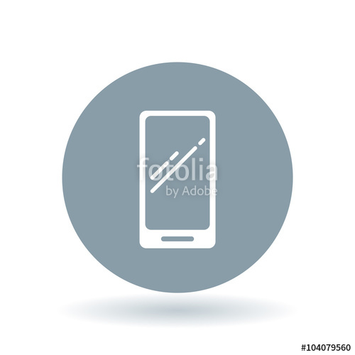 Modern Smartphone Icon Cellphone Sign Mobile Phone Symbol White 500x500 Modern Smartphone Icon Cellphone Sign Mobile Phone Symbol White