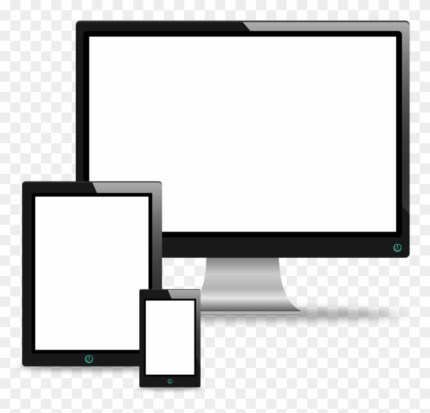 840x808 Computer, Tablet And Phone Vectors Icons Png