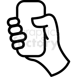 300x300 Hand Holding Phone Vector Icon Clipart Royalty Free Gif, Png