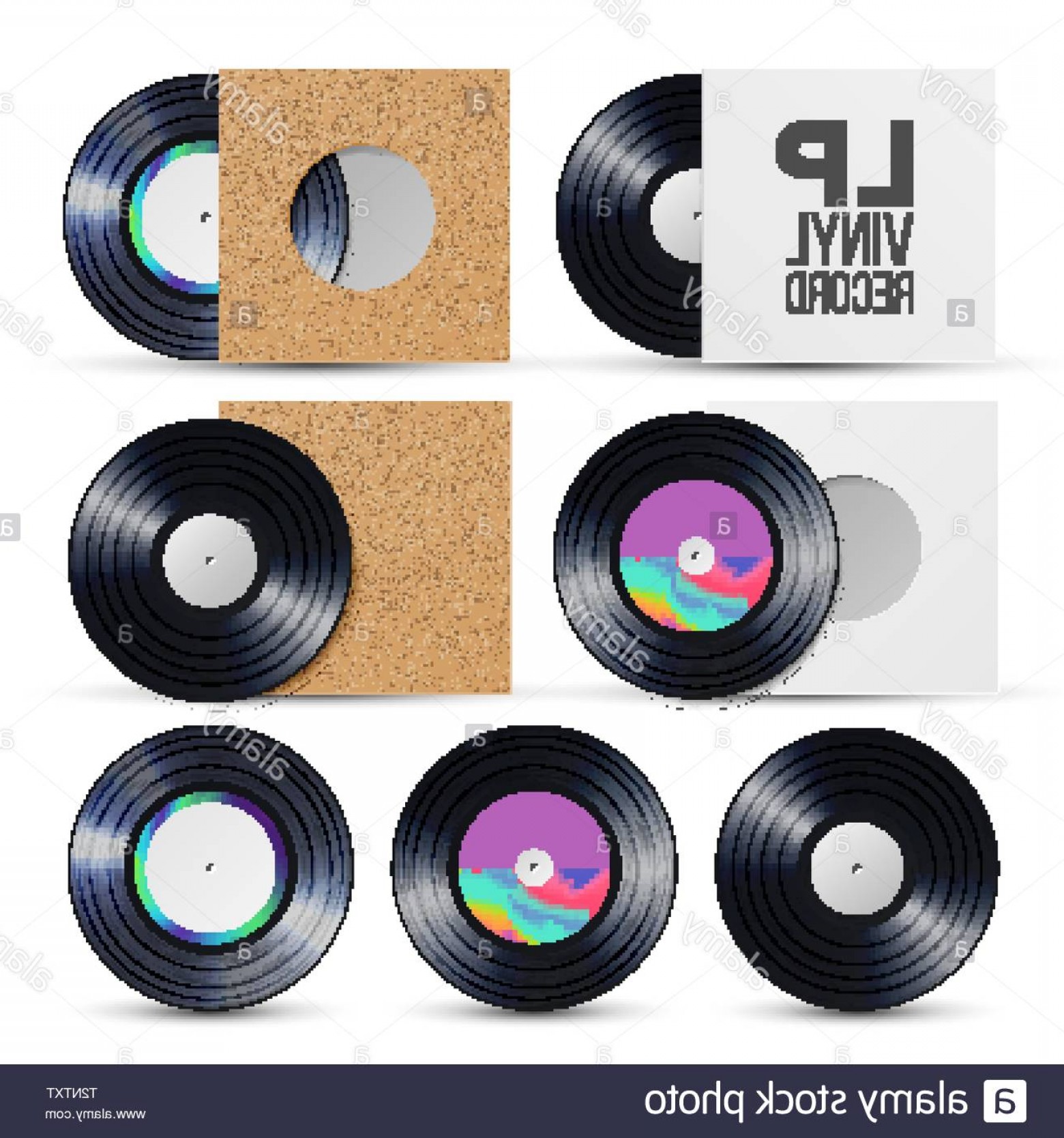 1560x1668 Lp Record Vector Vinyl Lp Cover Plate Mockup Retro Vintage Album