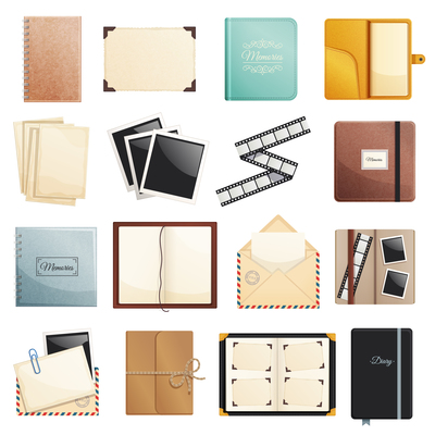 400x400 Page Album On Curated Vector Illustrations, Stock Royalty Free
