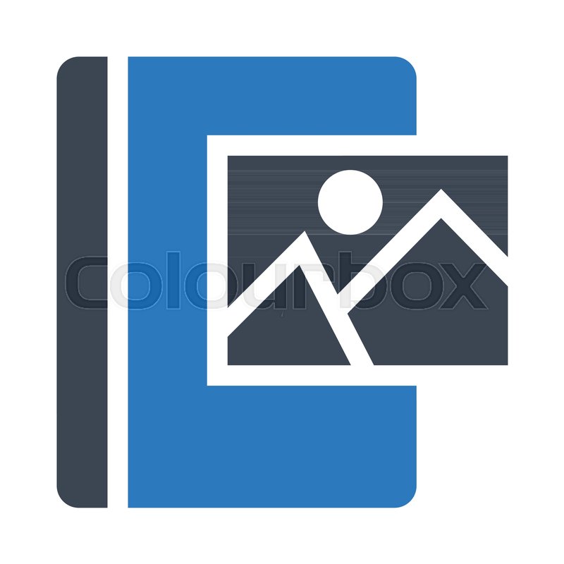800x800 Book Album Vector Icon Stock Vector Colourbox