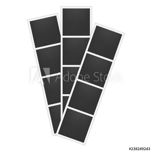 500x500 Empty Photos Frames Photo Booth Vector Template For Photo, Image