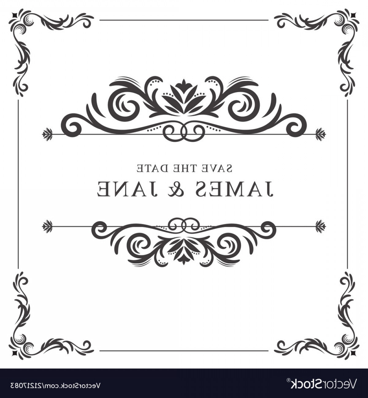 1200x1296 Wedding Card Frame Border Vector Soidergi