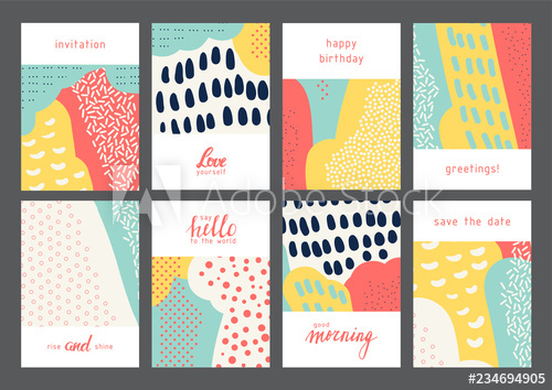 500x354 Creative Doodle Art Header With Different Shapes And Textures