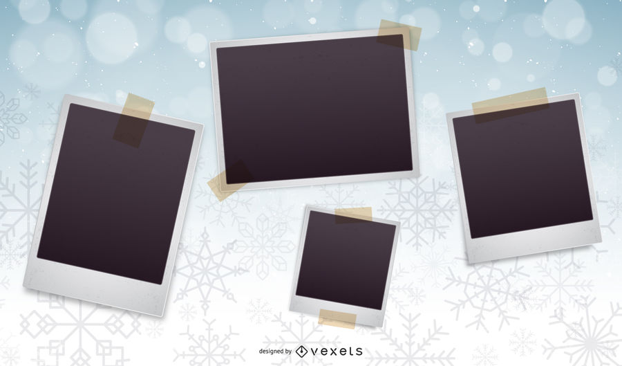 900x529 Snowflakes Background Xmas Photo Collage