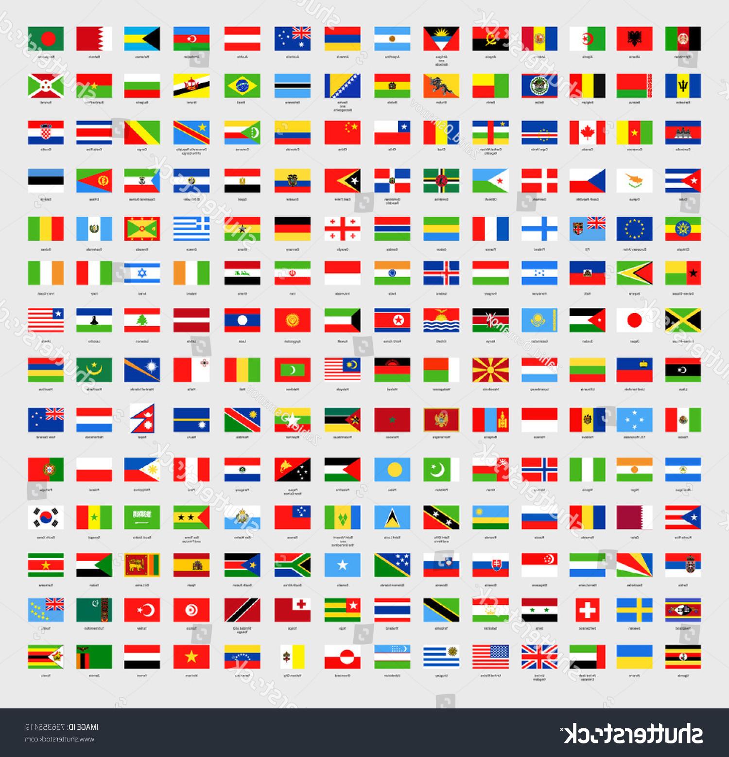 1500x1557 Top World Flag Collage Vector Free Free Vector Art, Images