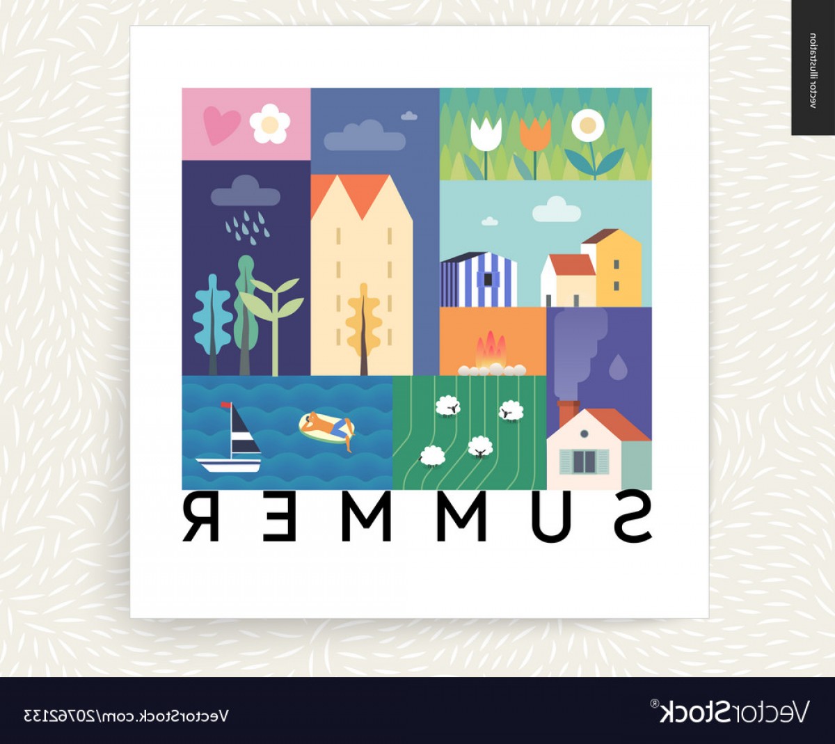 1200x1069 Vector Landscape Collage Cultracing