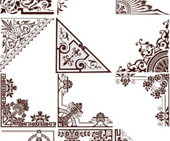336x280 Natural Ornate Corners Vector Free Download Vectorpicfree