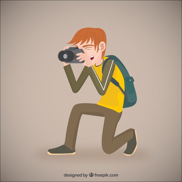 626x626 Photographer Illustration Vector Free Download