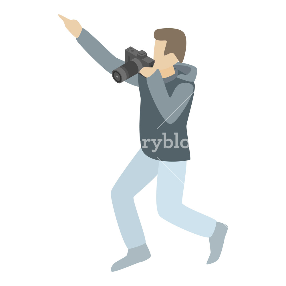 1000x1000 Professional Photographer Icon Isometric Of Professional