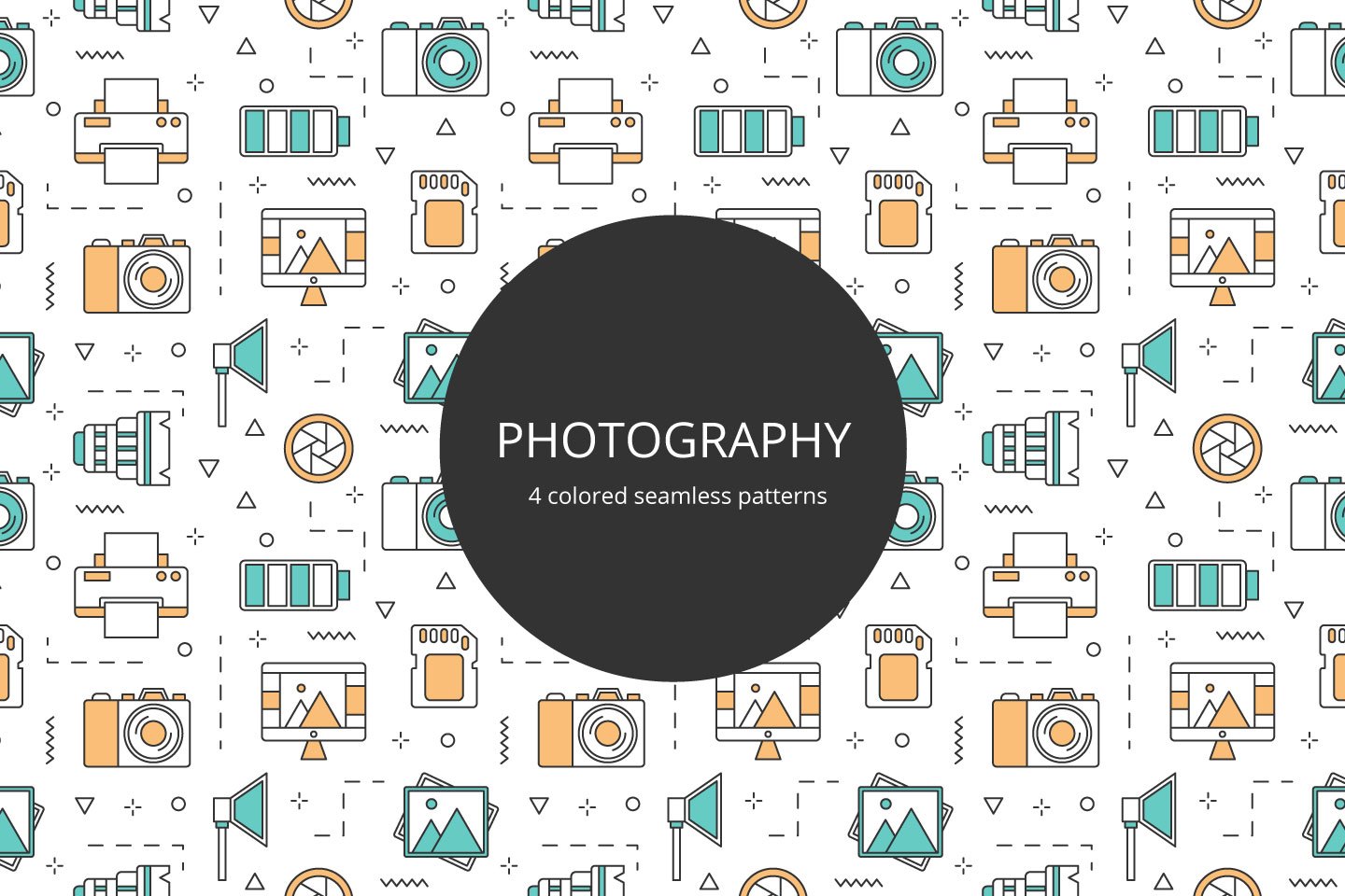 Photography Vector Free Seamless Pattern 1440x960 Photography Vector Free Seamless Pattern