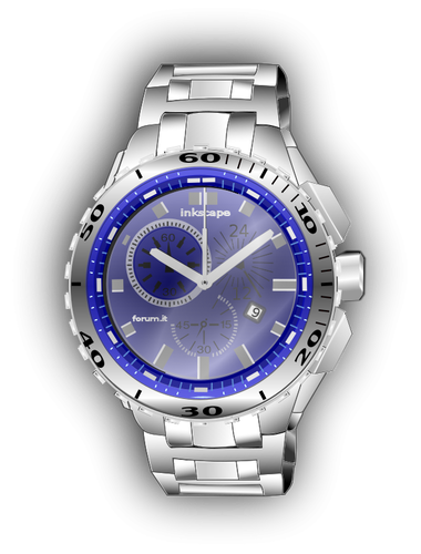 380x500 Photorealistic Vector Image Of Wristwatch