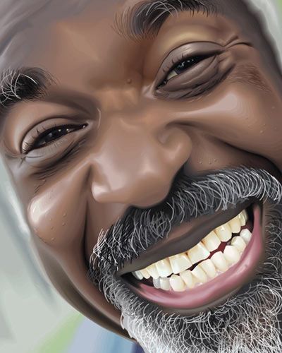 400x500 Photo Realistic Vector Illustration Portraits