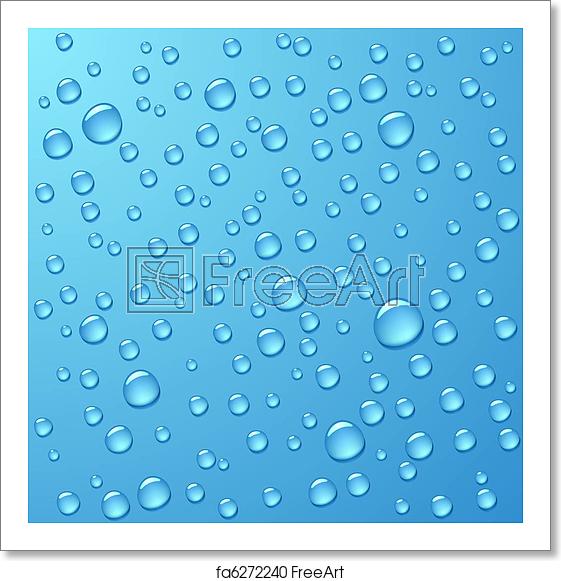 Free Art Print Of Photorealistic Water Drops Vector 561x581 Free Art Print Of Photorealistic Water Drops Vector