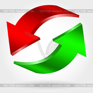 Counter Red And Green Arrows Photorealistic 300x300 Counter Red And Green Arrows Photorealistic