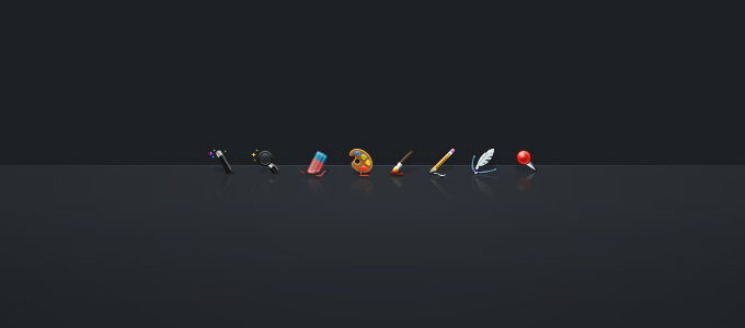 680x300 Free Photoshop Tool Icons Files, Vectors Graphics