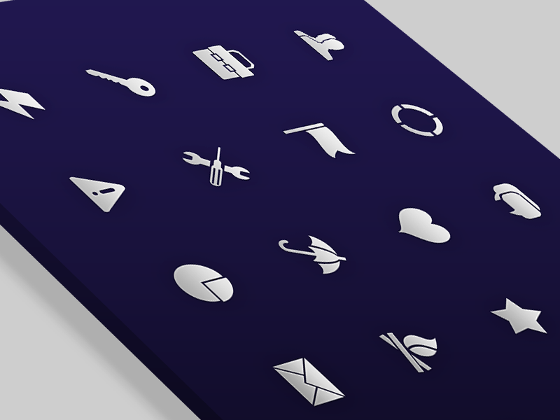 800x600 Vector Icon Set For Photoshop