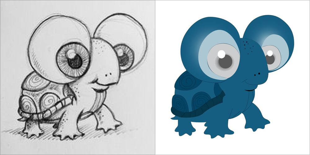 1000x500 Raster To Vector Image Services