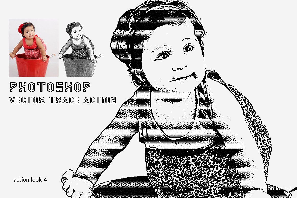 1160x772 Photoshop Vector Trace Action