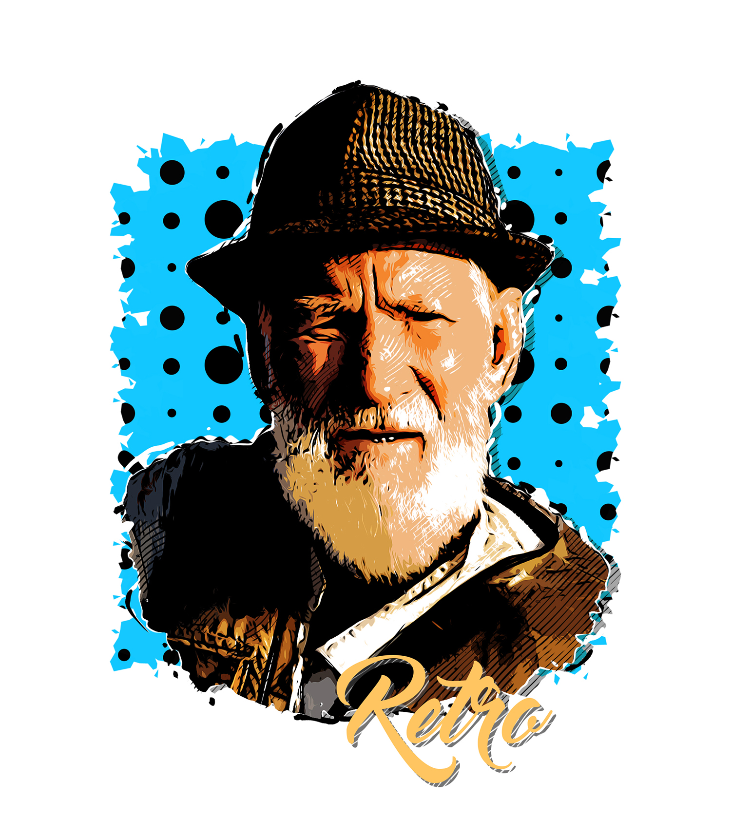 1500x1679 True Vector Art Photoshop Action